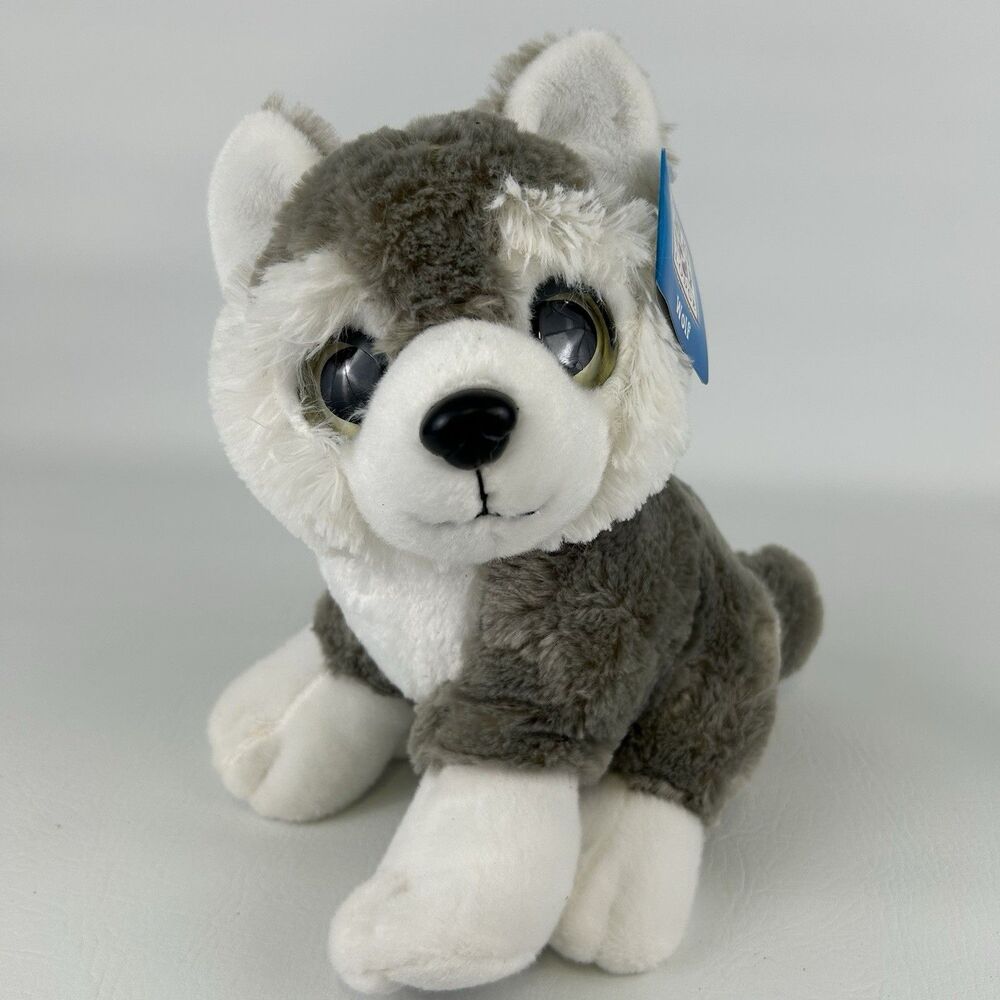 Great Wolf Lodge Wild Republic Wolf Plush Stuffed Animal 11" Toy Souvenir Tags